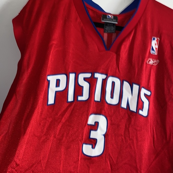 Pistons Jersey 2xl Wallace #3 - Picture 3 of 5